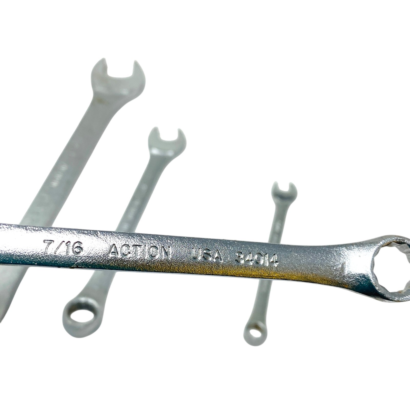 Action USA Lot SAE Combination Wrench Hand Tool Equipment Set, 4 Pcs