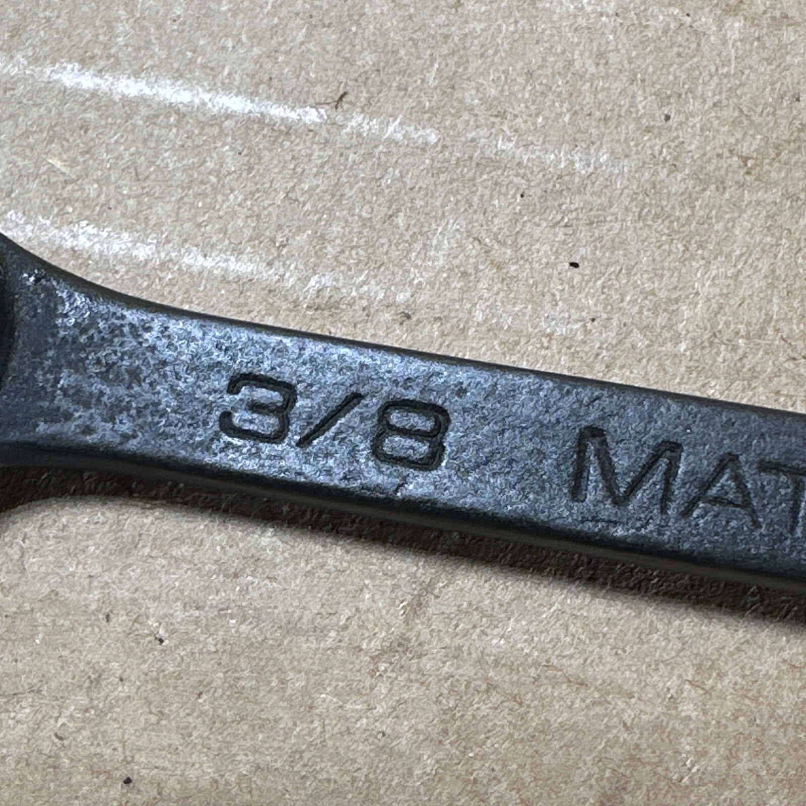 MATCO USA WCHB 126, SAE 3/8” Combination Wrench 6 Pt. Industrial Black Finish