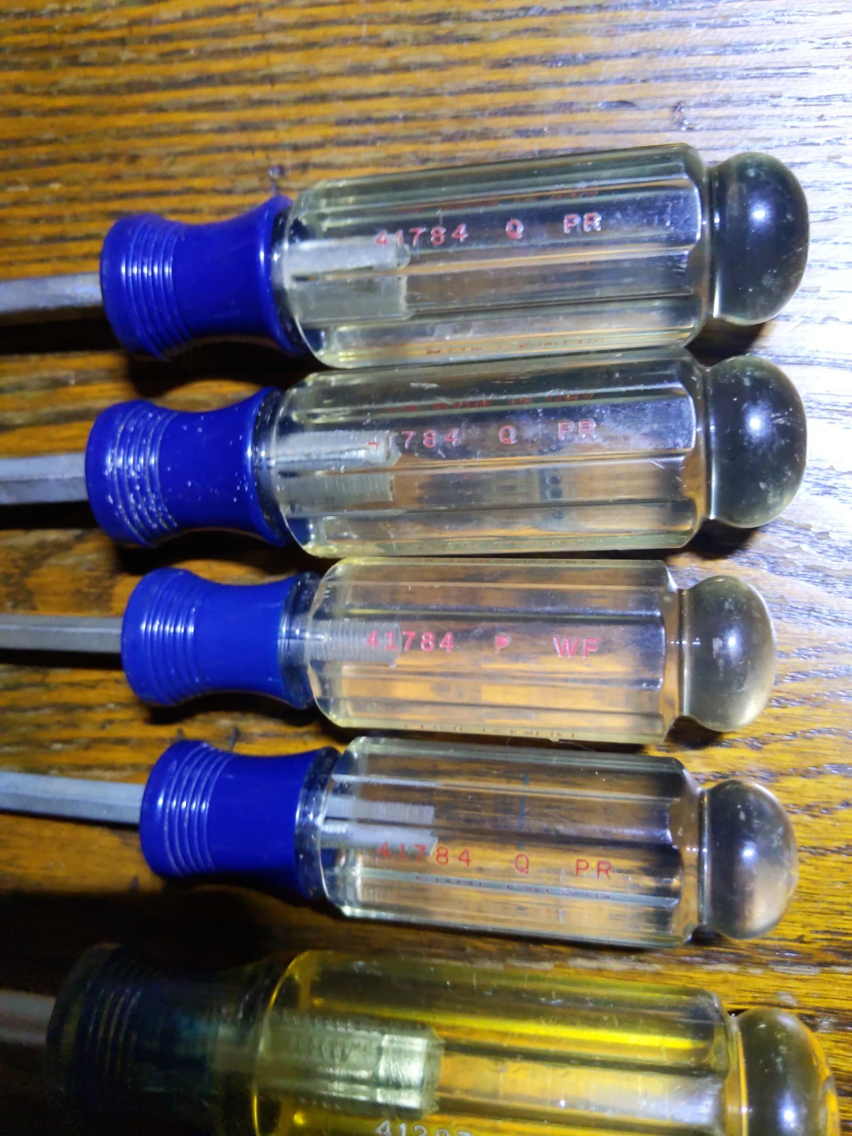 VTG CRAFTSMAN 9 PC SCREWDRIVER SET LOT Standard & PHILLIPS VARIOUS SIZES USA