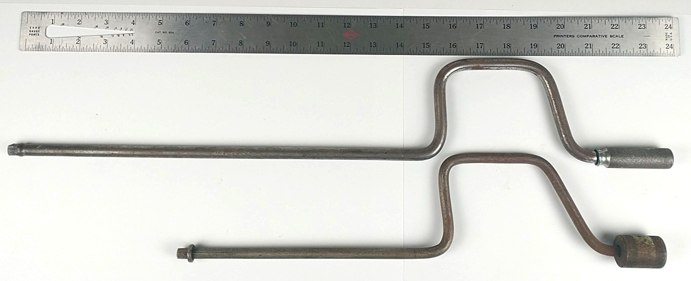 Snap-On F4-B Ferret Speed Crank 3/8″ Drive Plus Extra One No ID FD1089