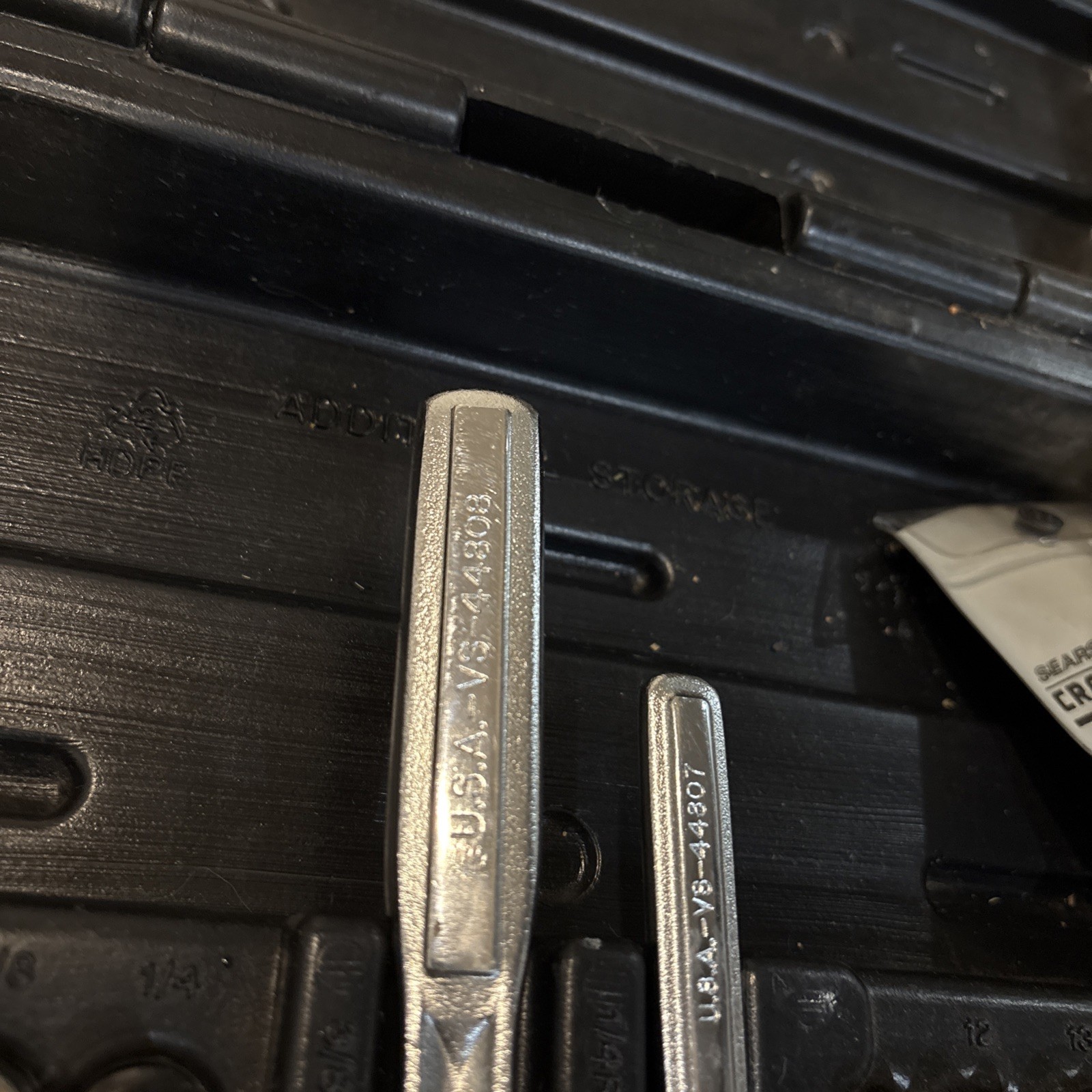 VTG CRAFTSMAN 9-34102 102-PC MECHANICS TOOL RATCHET / SOCKET SET MADE IN USA