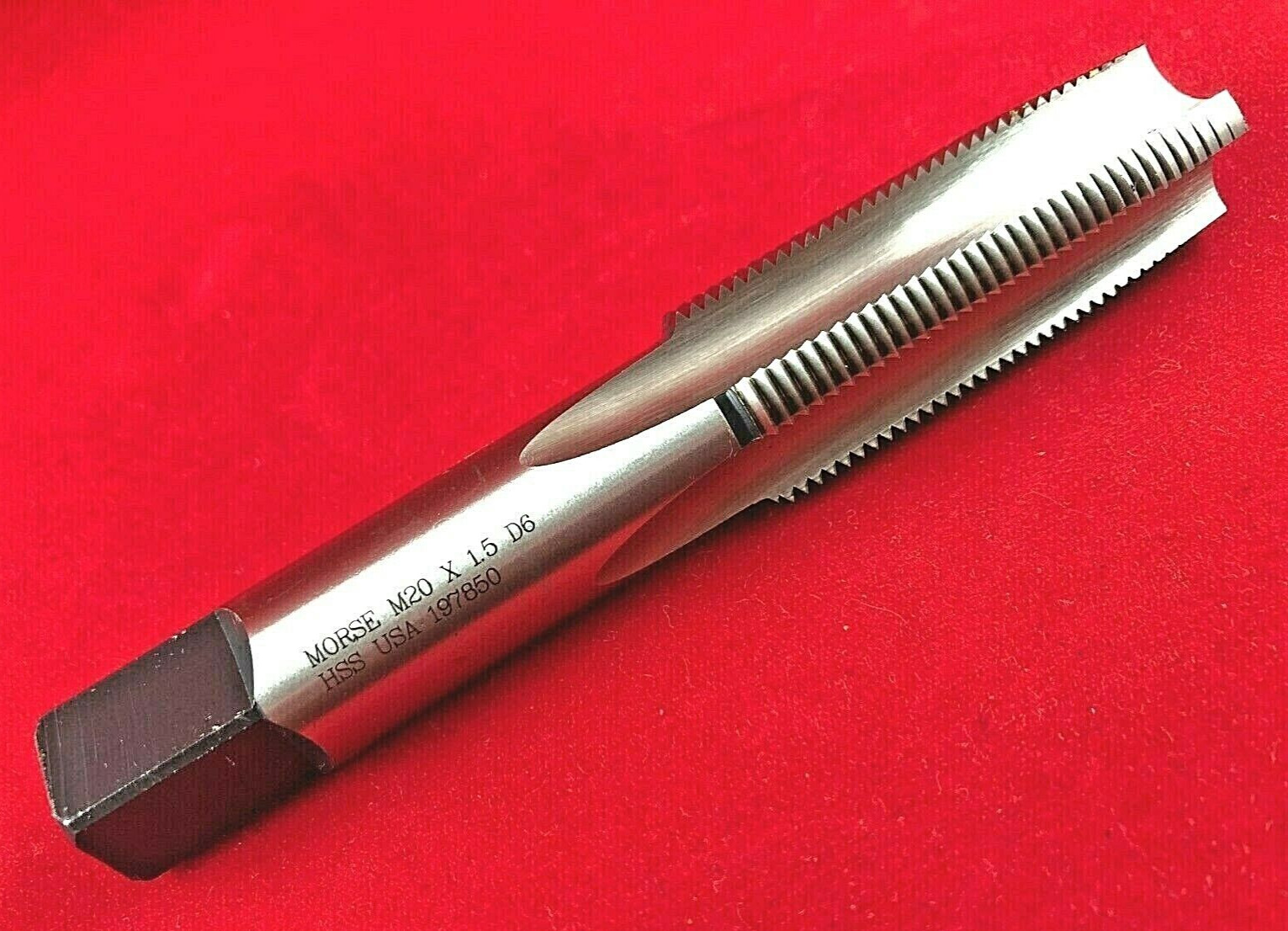 M20 X 1.5 Taper Tap 20MM Morse MT3838165 Starter Tap 4FL RH D6 USA Metric