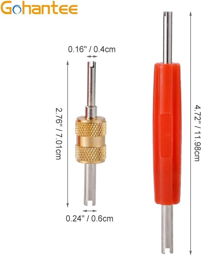 Efficient Dual Head Valve Core Removal Tool – Ideal for Cars, Trucks & AC Units