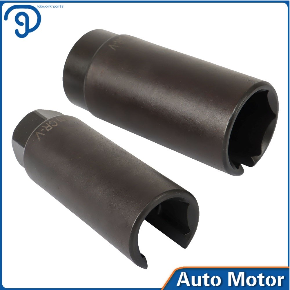 1/2″ 3/8″ 7/8″ Oxygen Sensor Socket Wrench 22mm 27mm 29mm Auto Repair Tool 7/Set