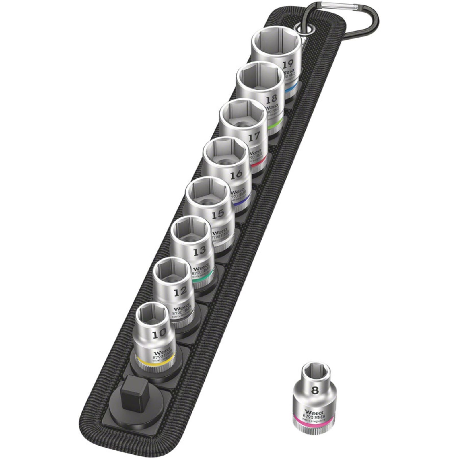 Wera Zyklop Socket Belt B4 – 3/8» Drive 05003973001