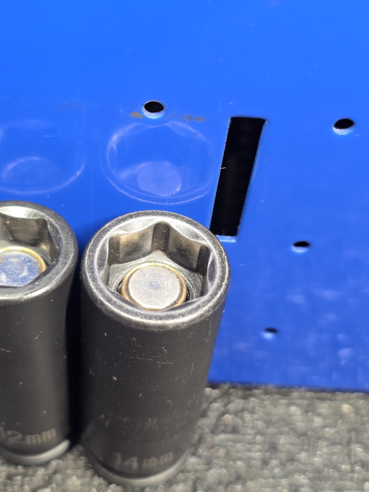 Grey Pneumatic GP 3/8″ Drive 8, 10, 12 & 14mm Magnetic Deep Impact Sockets Nice