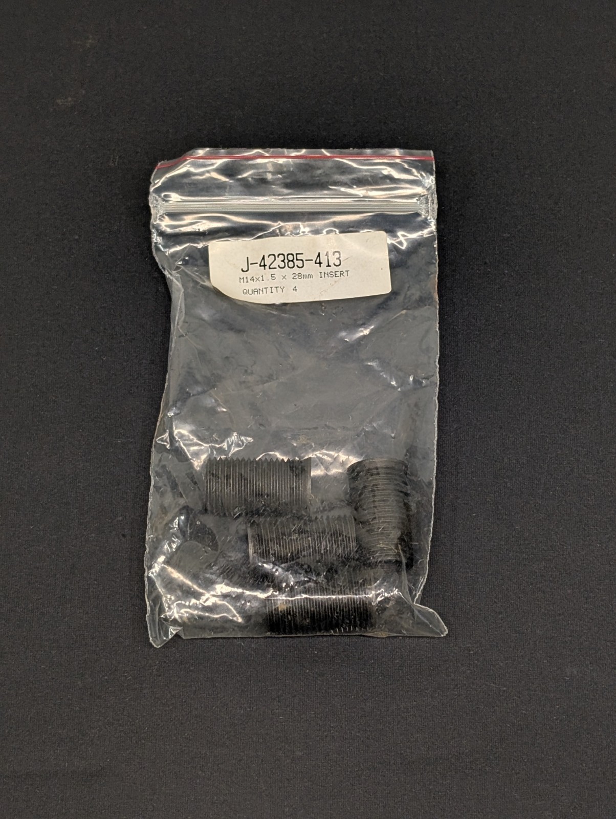 Kent Moore 4pc GM J-42385-413 M14x1.5 28mm Time-Sert Thread Repair Insert Tool
