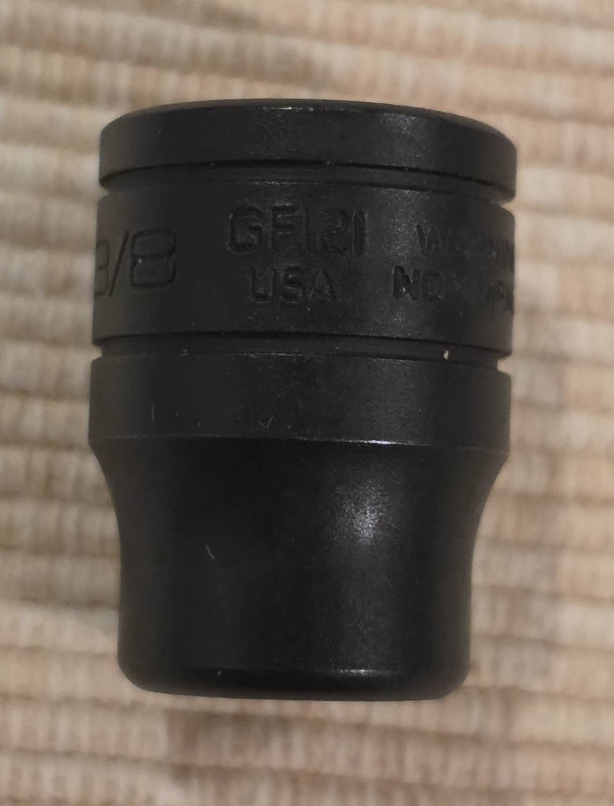 Snap-on 3/8″ Drive 3/8″ 12 Point Shallow Industrial Non Impact Socket GF121 NEW