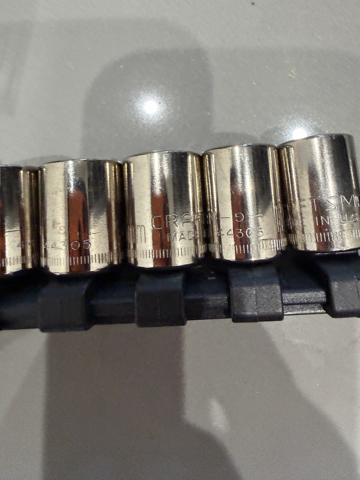 Craftsman Tools 15 Pc Metric 6-19 +21mmShallow Socket Set 3/8″ Dr 12 Pt USA
