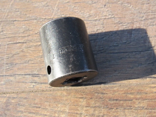 SNAP ON 7/8″ IM280 1/2″ DRIVE SHALLOW IMPACT SOCKET 6 PT IM 280 UNDERLINE LOGO