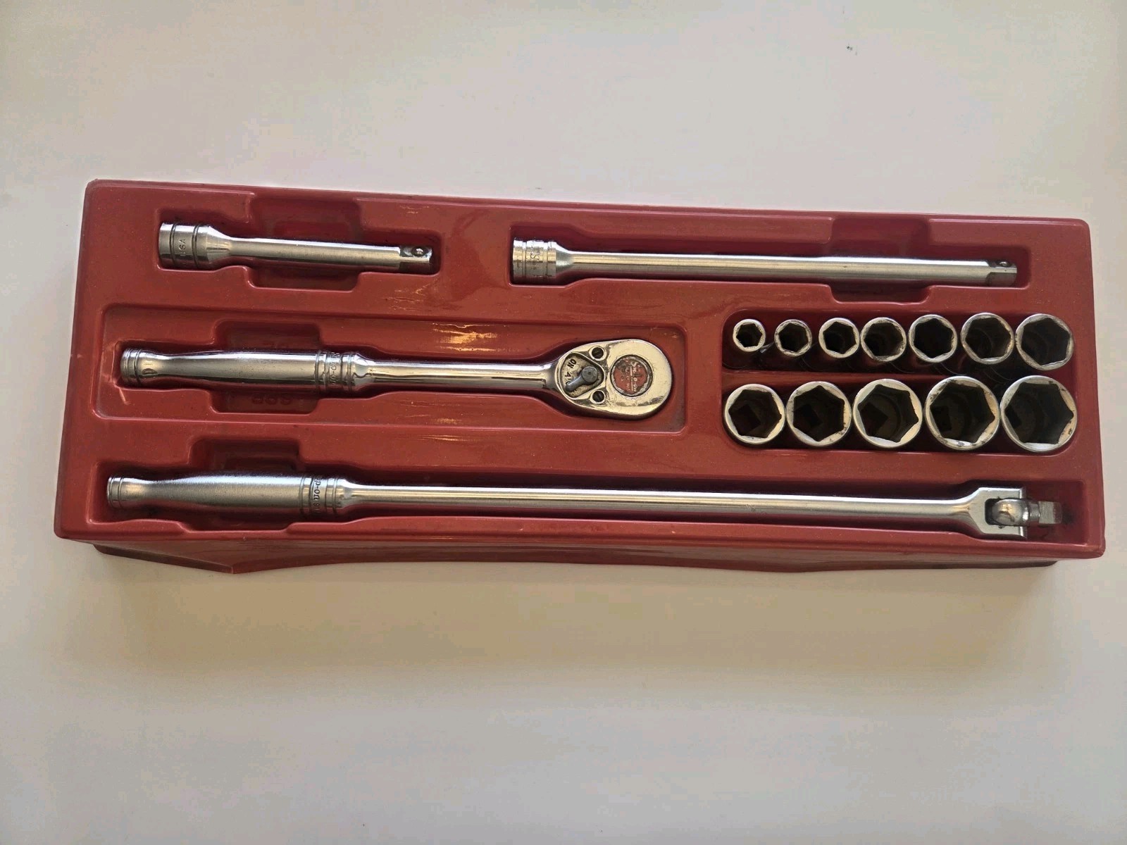 Snap On Tools 316MSP 1/2″ Drive 16 Piece General Service SAE Socket Set Must See
