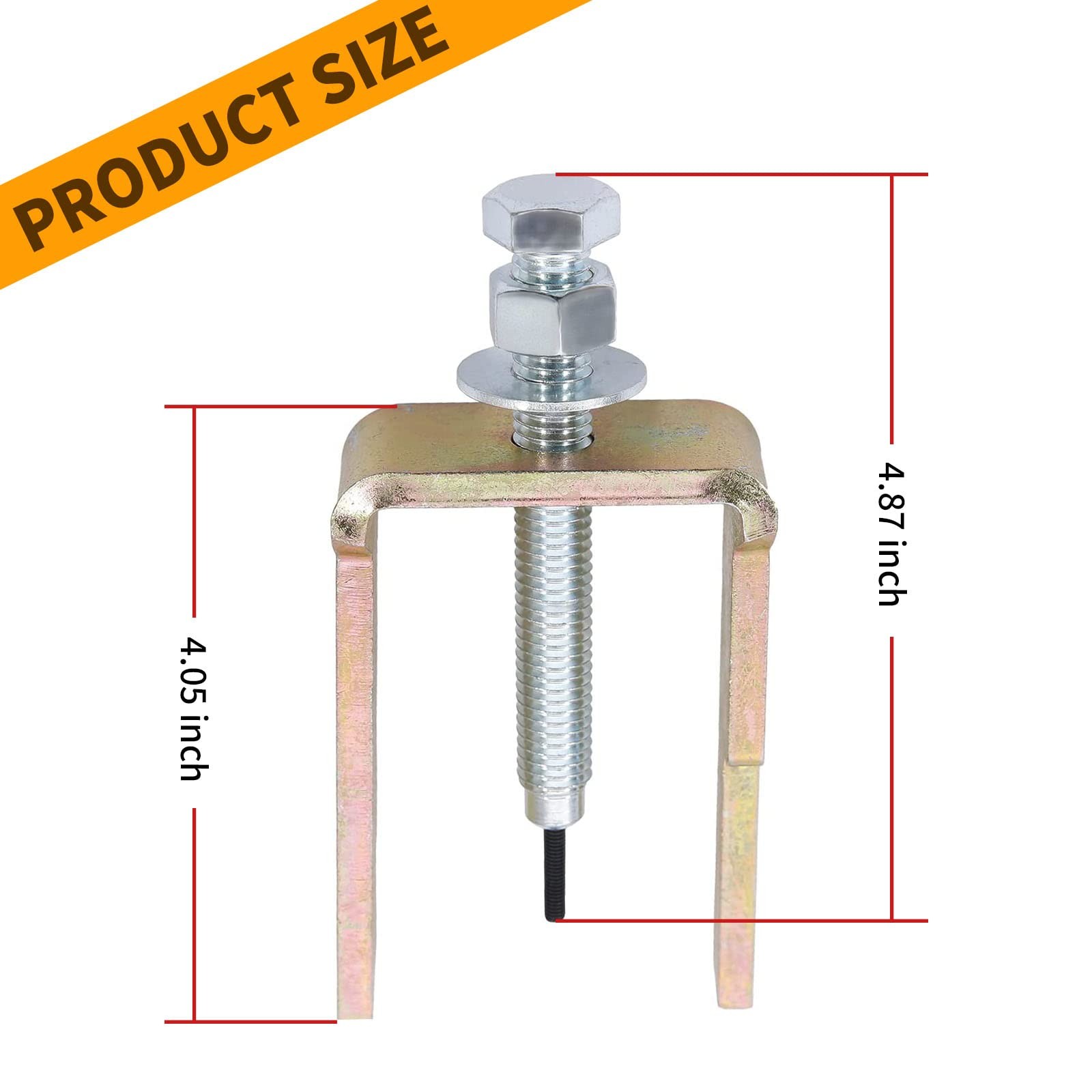 UOIENRT Clutch Roller Pin Extractor Removal Tool 4.72X3.14X1.77(inch)