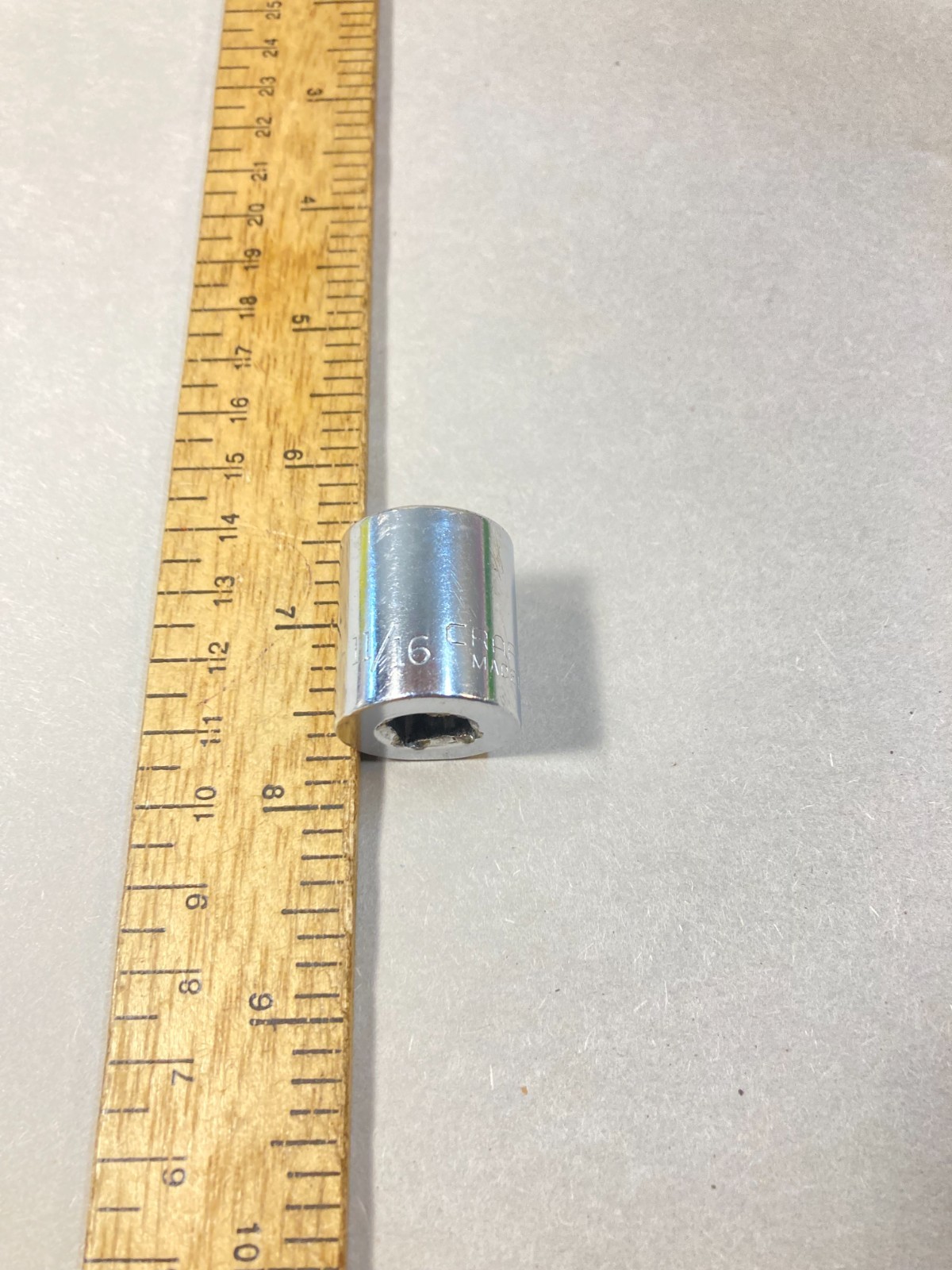 Craftsman 11/16″ Socket 3/8″ Drive 12 Point -V- #44336 USA