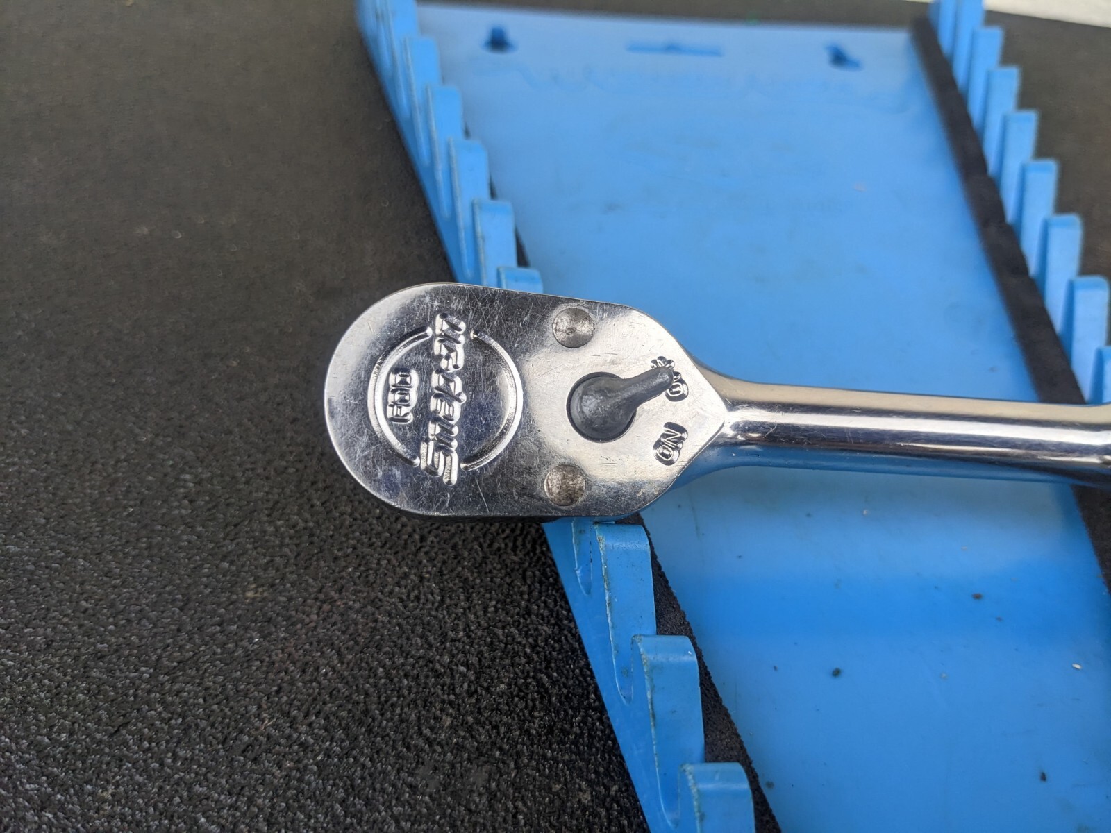 #bk307 Snap-on Tools Socket Ratchet 3/8″ Drive F80FOD F80 FOD Chrome 7″ USA