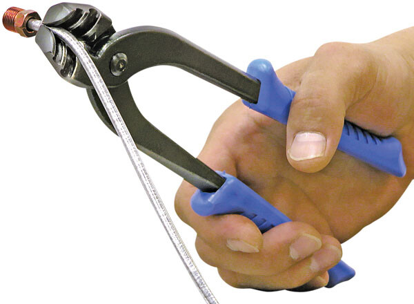 Eastwood Brake Line Forming Hand Pliers Tool Bending Aligning Vinyl Handles
