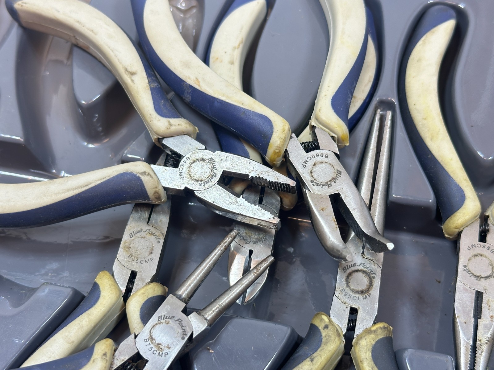 Blue-Point Tools BMPL1000 9pc Soft Grip Precision Mini Pliers And Cutters Set