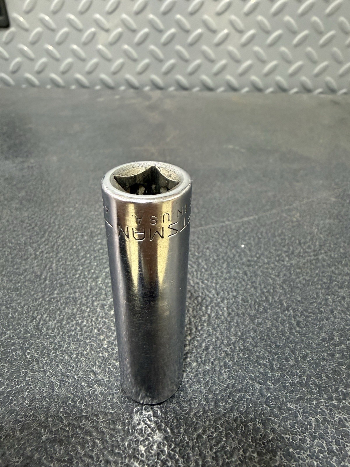 Vtg 1/2″ Craftsman VV-Series PN 43312 – 3/8″ Drive 12-Point Deep Socket USA Made