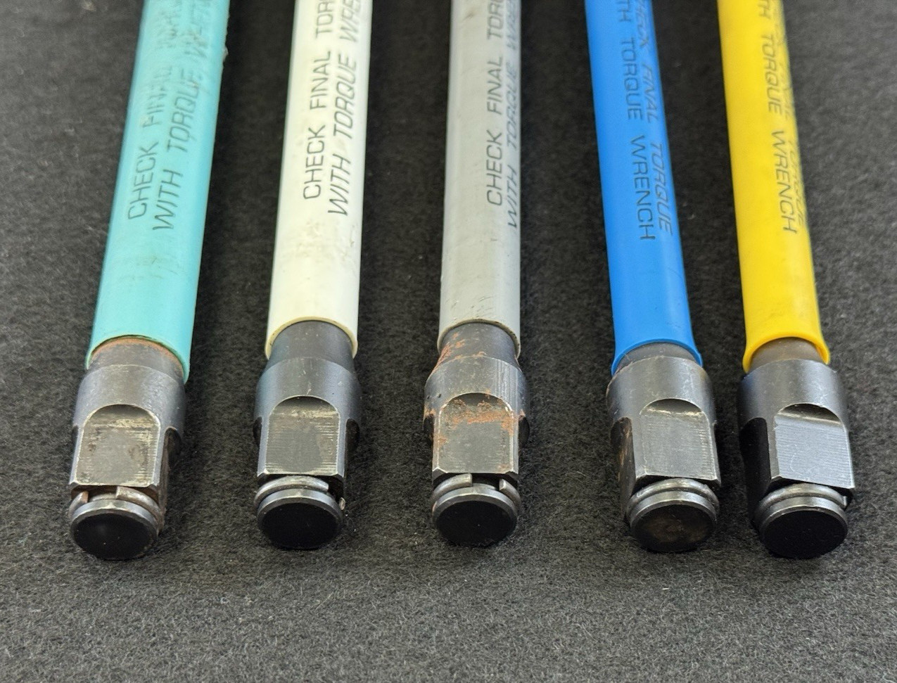 Snap-On 305TSKTA 5 pc Torque Limiting Color Coded Extension Set