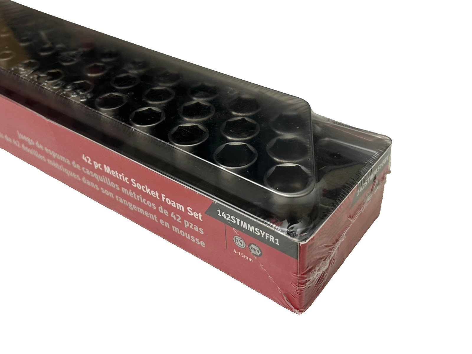 Snap-on Tools 42 Pc 1/4″ Drive Metric 6pt 4mm – 15mm Socket Set 142STMMSYFR1 NEW