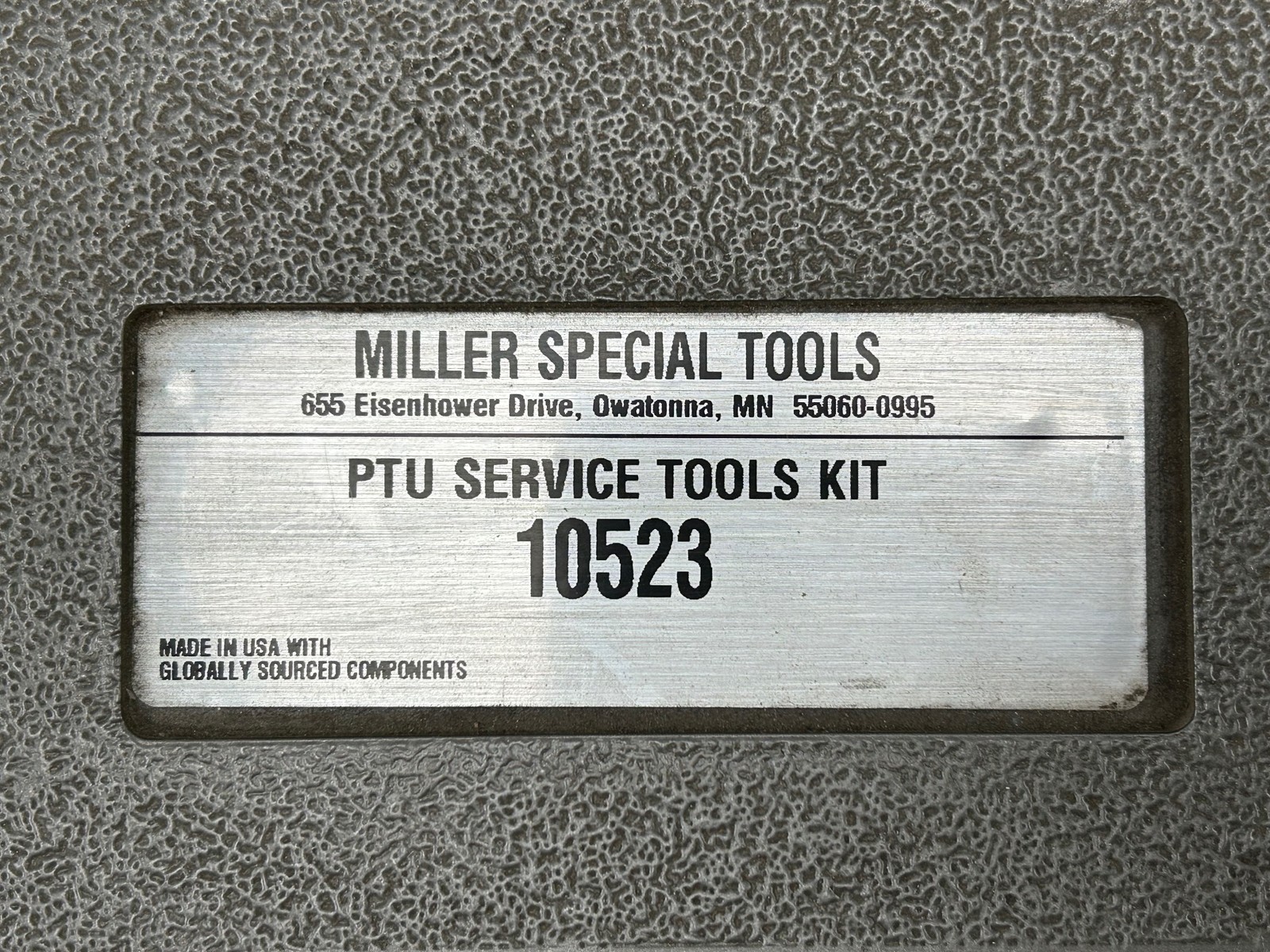 MILLER TOOL JEEP CHEROKEE PTU FUEL TRANSFER CASE SERVICE TOOL KIT 10523