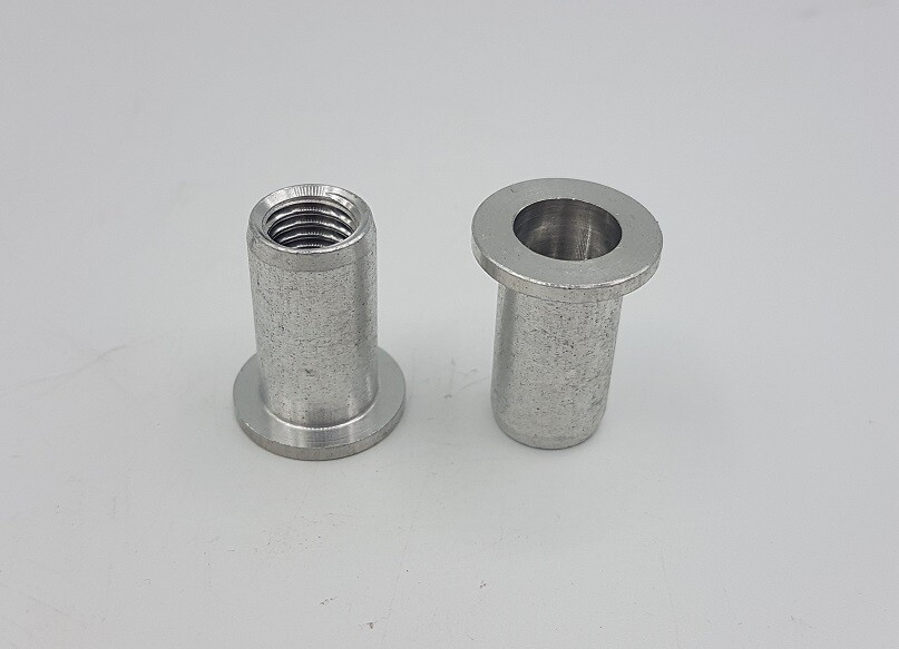 88x BÖLLHOFF RIVKLE Threaded Rivet Insert M10 X 35 Aluminum HELICOIL