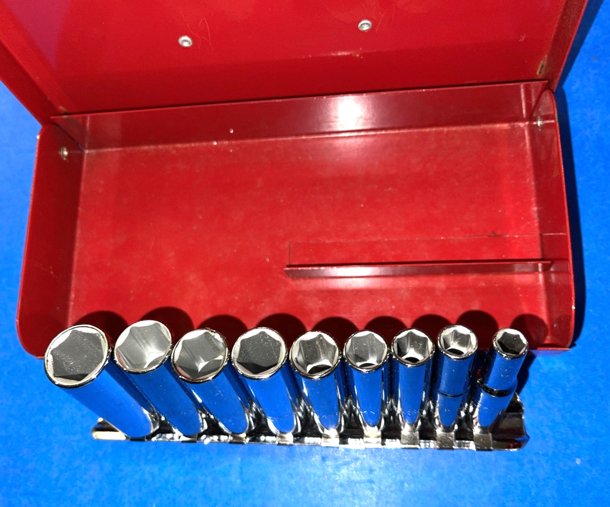 PROTO TOOLS 12 PIECE 1/4 DRIVE METRIC GENERAL SERVICE DEEP SOCKET SET