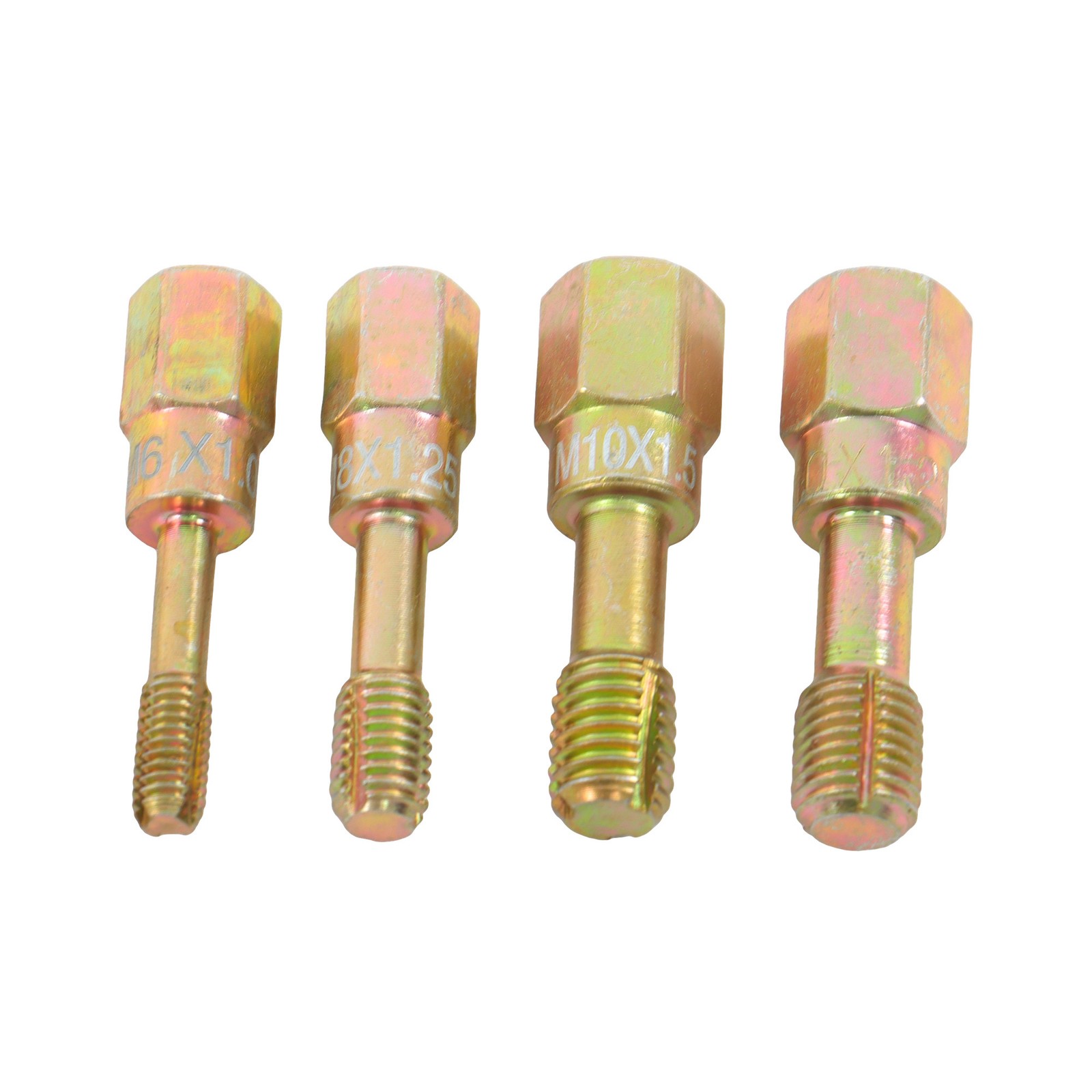 LABLT M6 M8 M10 M12 Metric Thread Chaser Set Practical Thread Restorer Tool 15pc