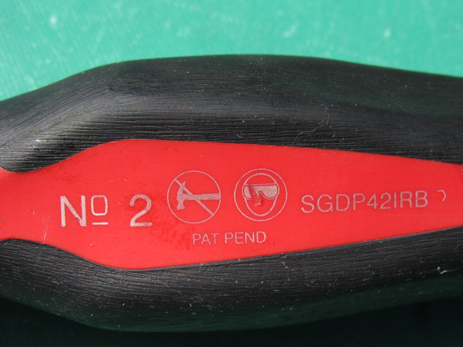 SNAP ON SGDP31 #1 PHILLIPS RED BLACK HANDLE SCREWDRIVER NO. 1 SGDP31IRBR SGDP 31