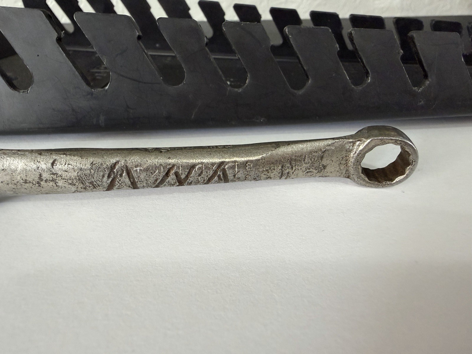 Blue-Point XD-1214 3/8” x 7/16” double offset 12 point box end wrench, 4.5″ long