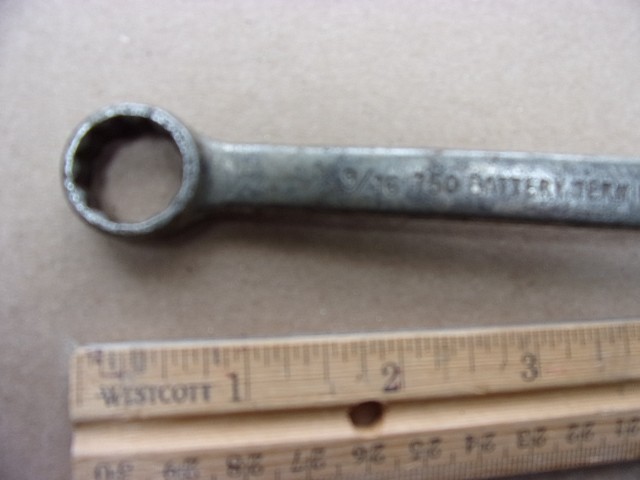 Vintage 750 Battery Terminal Box End Wrench 9/16 & 5/8″ FREE SHIPPING