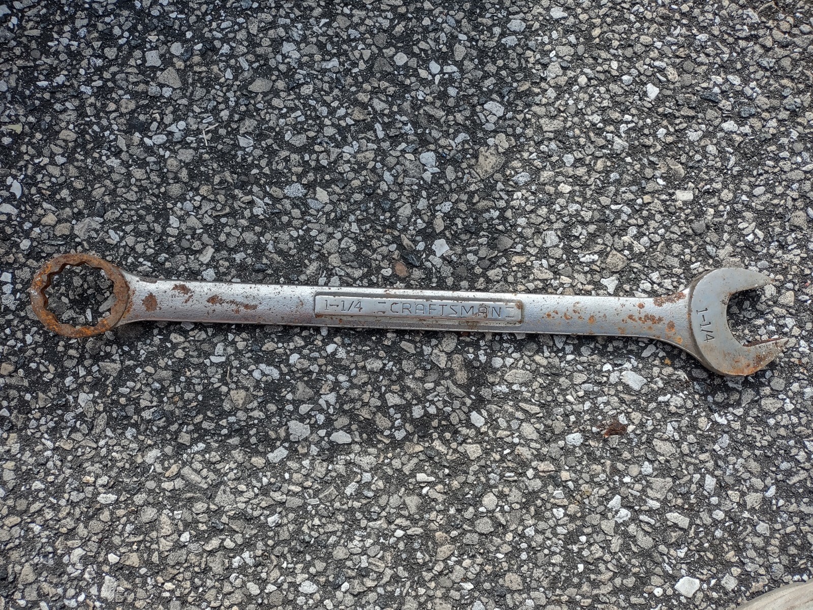 Craftsman (VA-44708) – 1-1/4″ Combination Wrench (USA)…..FREE S&H!!!