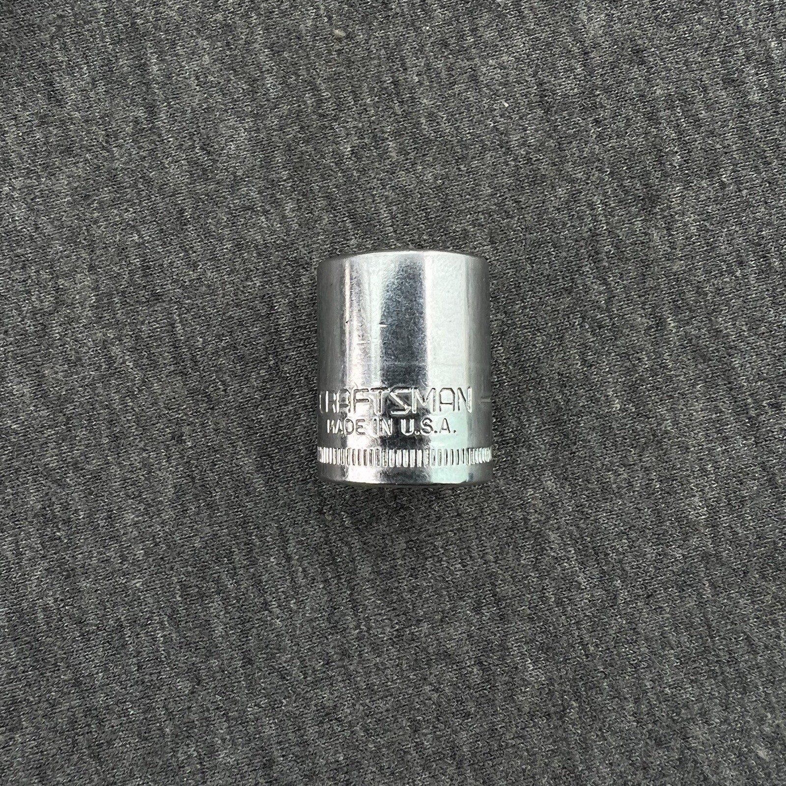 Vintage Craftsman 1/4″ Drive 13MM 6 Point Shallow Socket Metric V 43514 USA