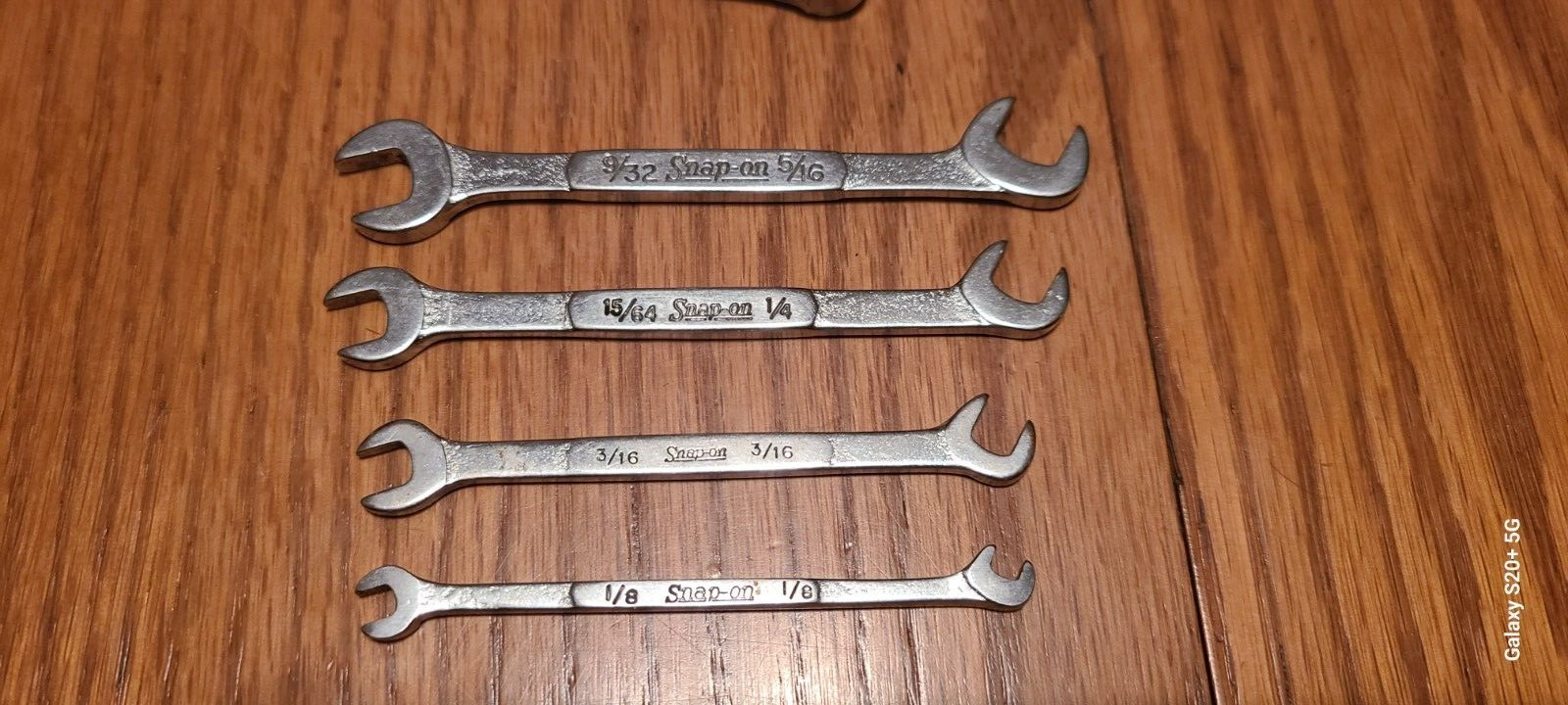 Snap On Micro 4 Way Angle Wrench Set 4 Piece 1/8″ to 5/16″ USA