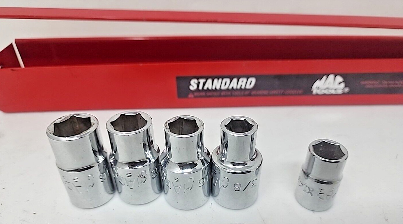 Mac tools socket tray’s with some new sockets. V186R V166R V146R V126R X146R