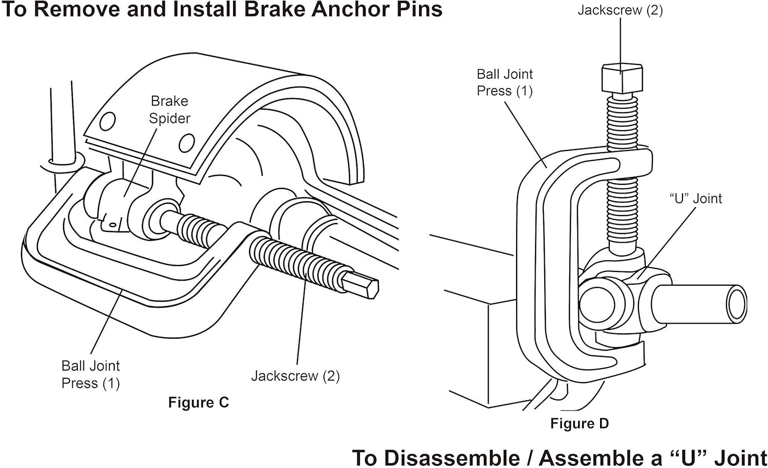 Ball Joint Press for ball joint extractor tools to remove, extract, cars, trucks