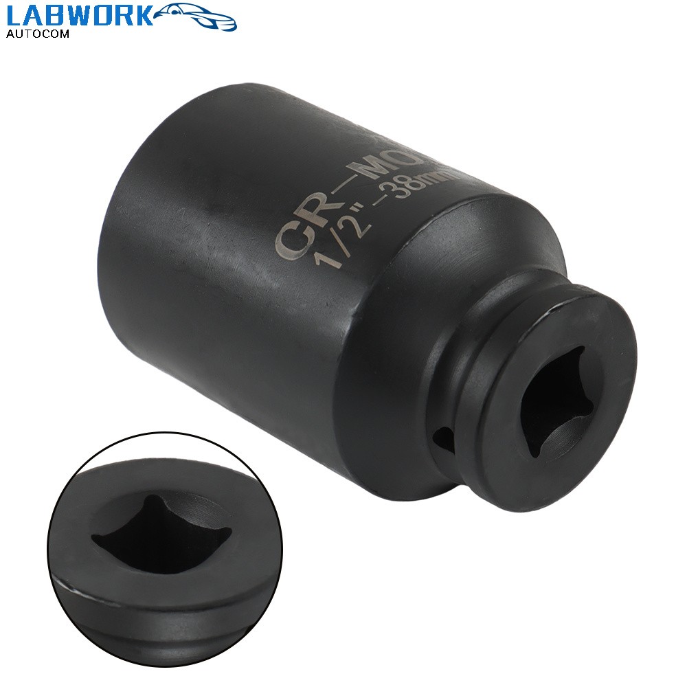 9Pcs Deep Impact Socket Set 1/2″ 29mm-38mm Drive Metric Axle Hub Nut Socket