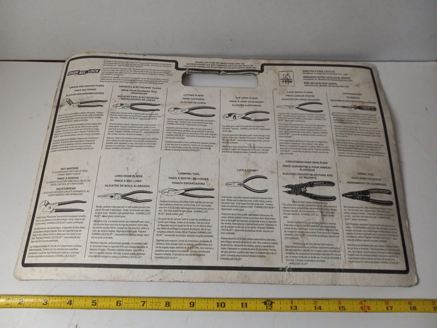 NOS Vintage channellock plier set Racing Series 1980s ( ULTRA RARE )