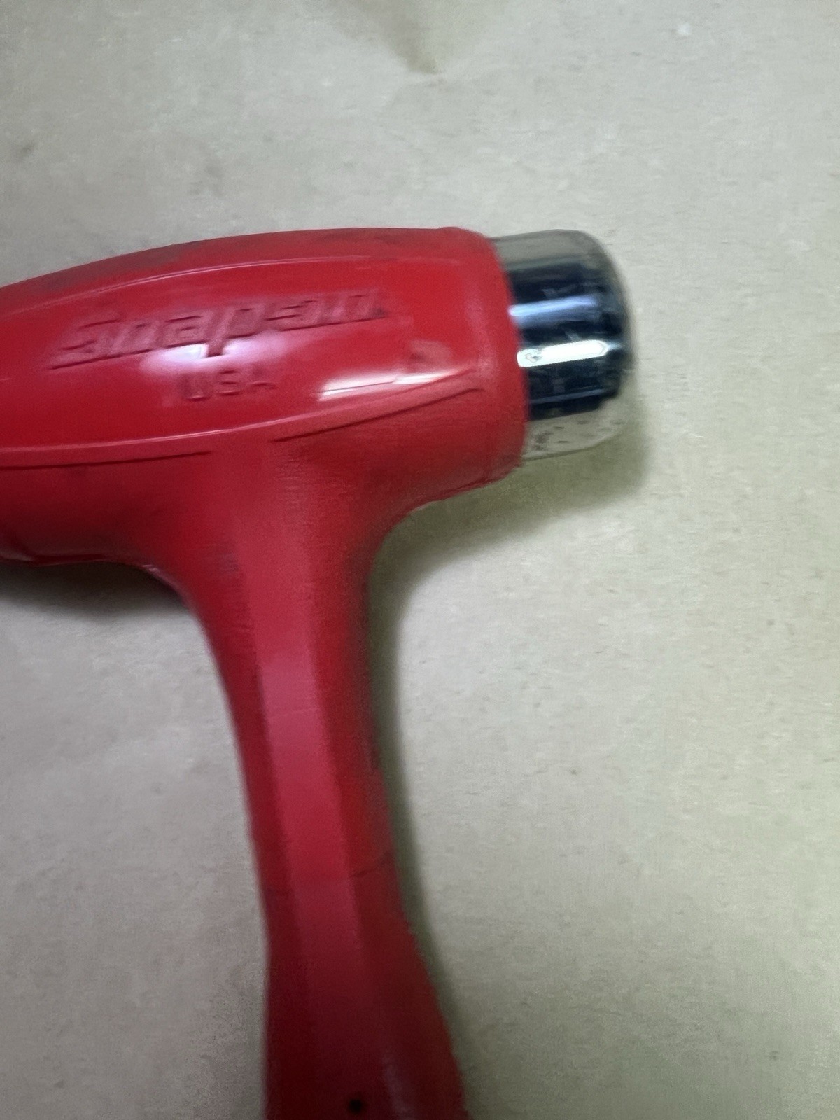 Snap-On Tools HBBD32 Red Ball Peen Dead Blow Hammer 32 Ounce USA