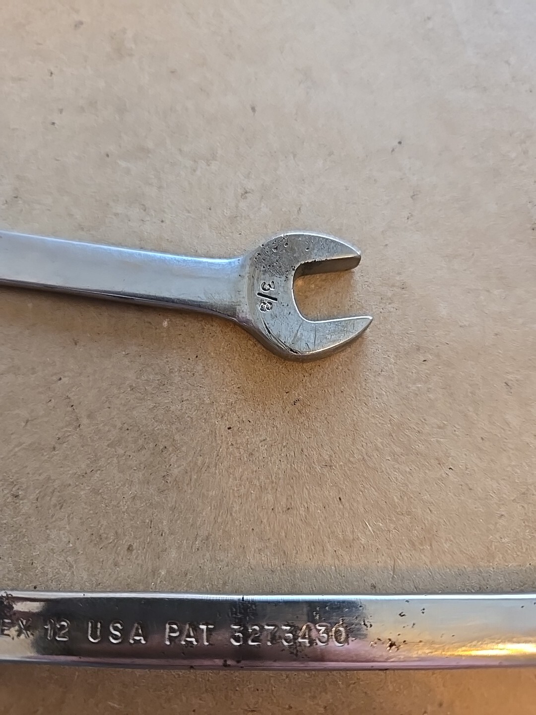Snap On 3/8″ 12PT SAE Chrome Short Standard Combination Wrenchs OEX120,OEX12