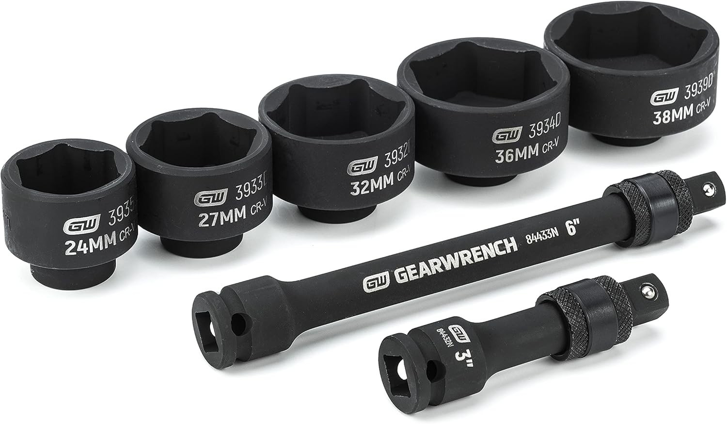 6-piece Socket Set Black Oxide