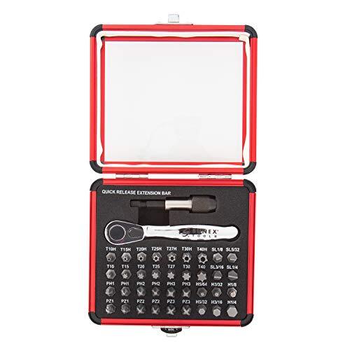 Sunex 9726 Mini Ratchet and Bit Set, 38-Pieces
