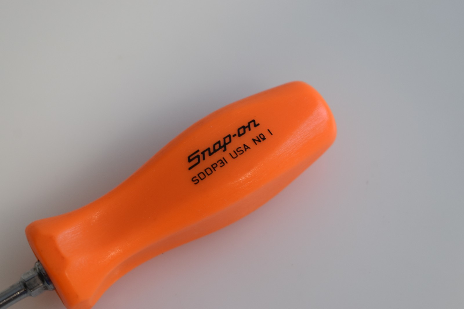 Snap-on Tools SDDP31 #1 Philips Screwdriver Orange Handle USA 6.5″ Length
