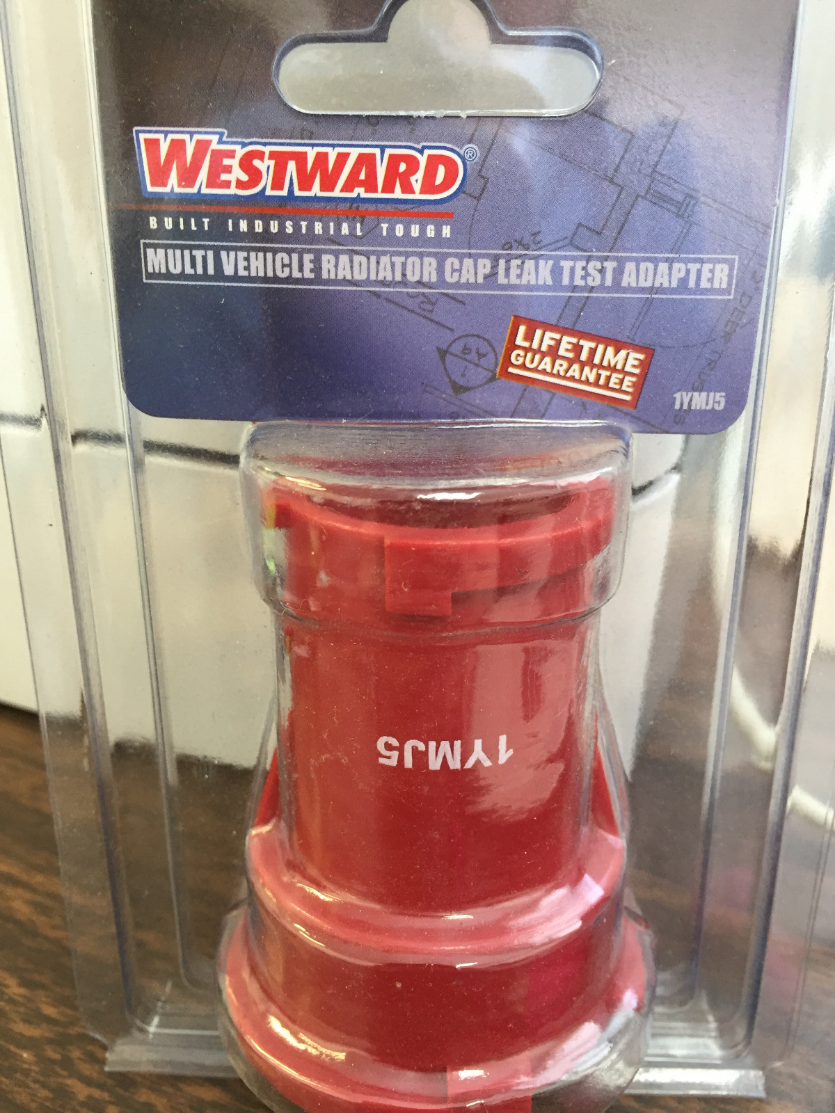 WESTWARD 1YMJ5 Multi Vehicle Radiator Cap Leak Test Adapter, NEW – FREE SHIPPING