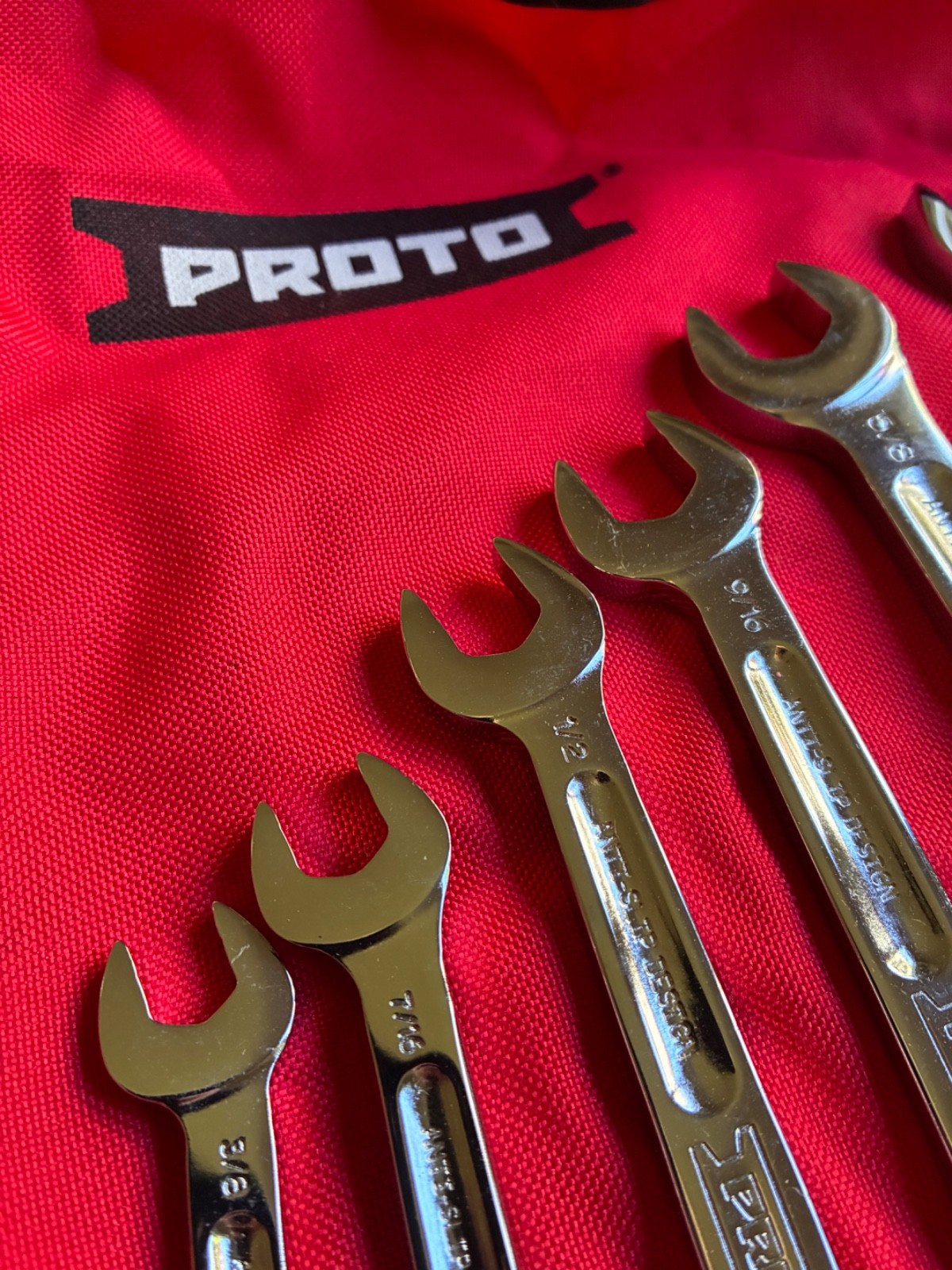 Proto JCUS4967710 7pc Reversible Ratcheting Wrench Set 3/8” – 3/4” MADE IN USA