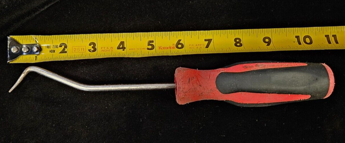 Snap On 10″ Length Red-Black Soft Grip Radiator Hose Pick SGA173B