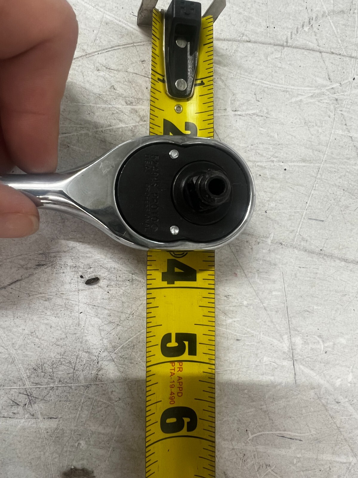 Proto 3/8″ Drive X 7″ Long, Aerospace Classic Pear Head Ratchet 5249HS
