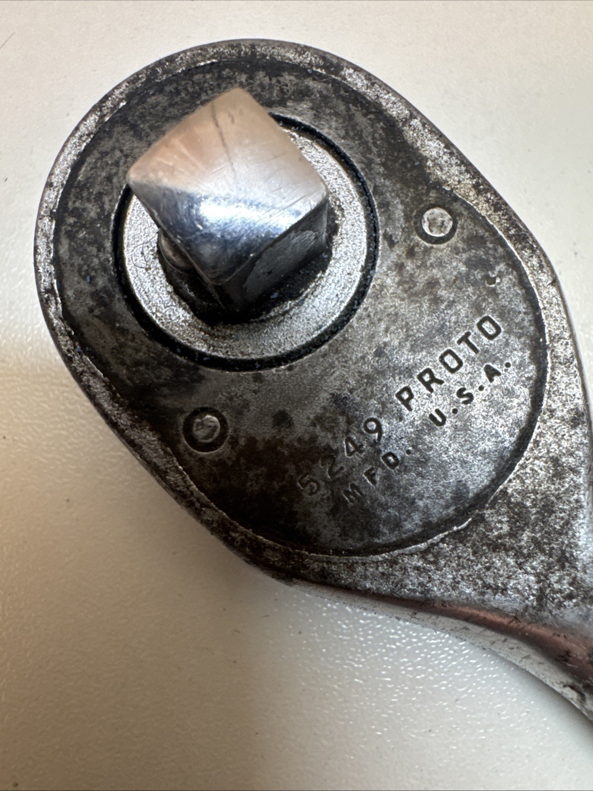 Proto Professional 3/8″ Drive Ratchet Pear Head Ratchet, made USA # 5249 Bin CK