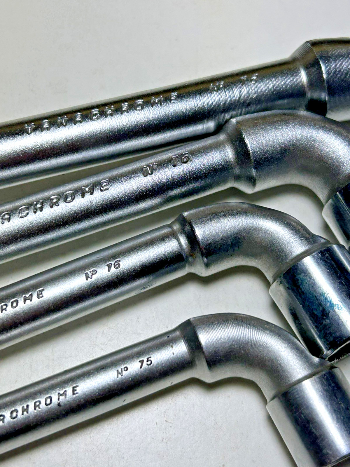4x Facom No.76 / No.75 Open Ended Angle Wrench L Shape Made in France 13 – 19mm