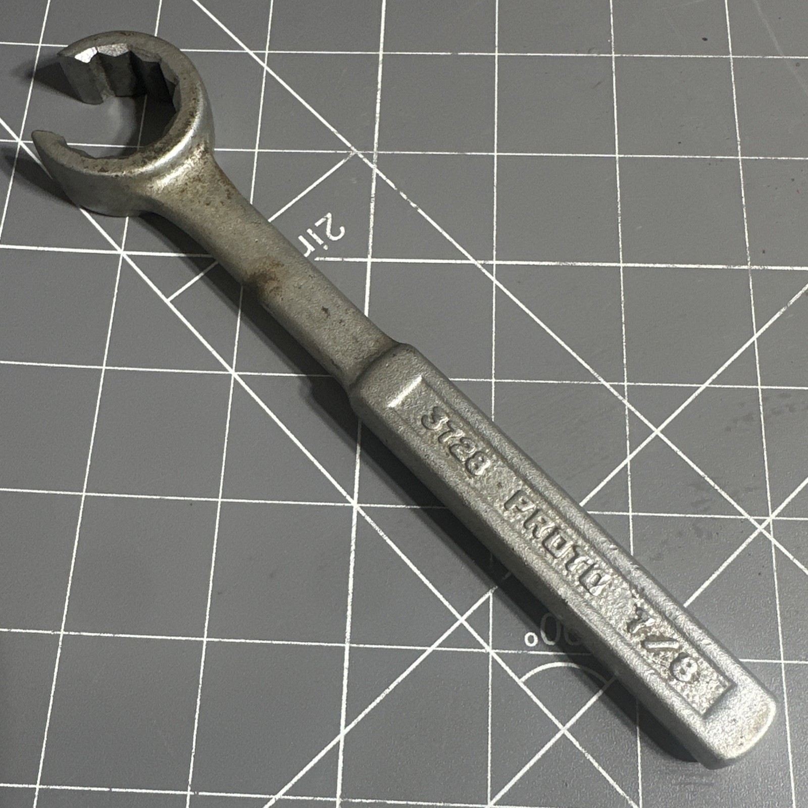 Vintage PROTO Los Angeles USA Pebble Line Flare Nut Wrench 3728 7/8”