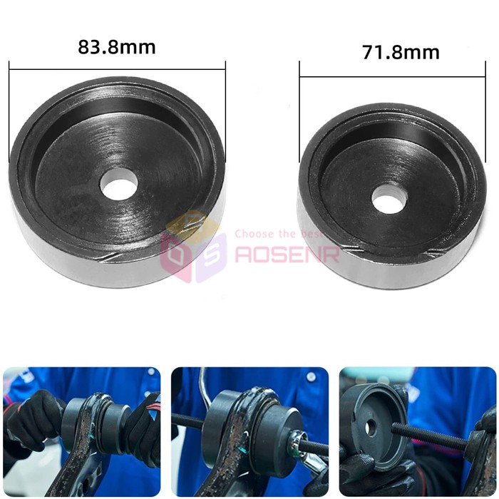 Rear Axle Rear Elevation Rubber Sleeve Iron Sleeve Removal and Replacement Tools